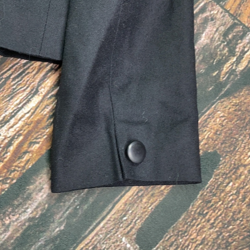 Pendleton Virgin Wool One Button Black Sport Jack… - image 6